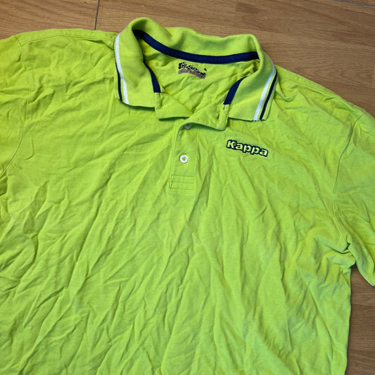 Polo vert fluo - Kappa - Taille XXL