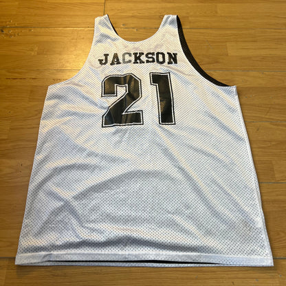 T-shirt réversible style basketball noir et blanc - Taille 2XL