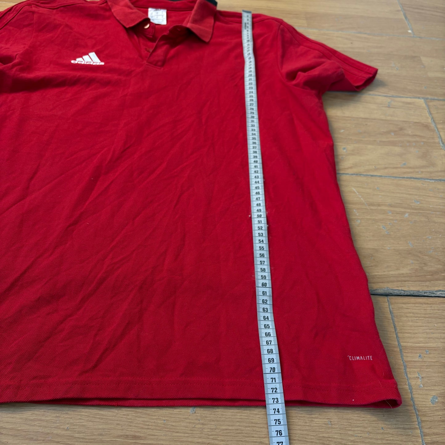Polo rouge - Adidas - Taille XL