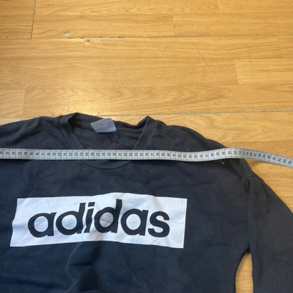 Sweat noir sans capuche - Adidas - Taille S