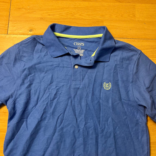 Polo bleu - Chaps - Taille L (enfant)