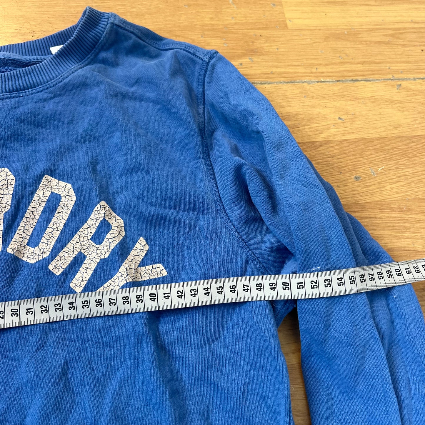 Sweat bleu sans capuche - Superdry - Taille L