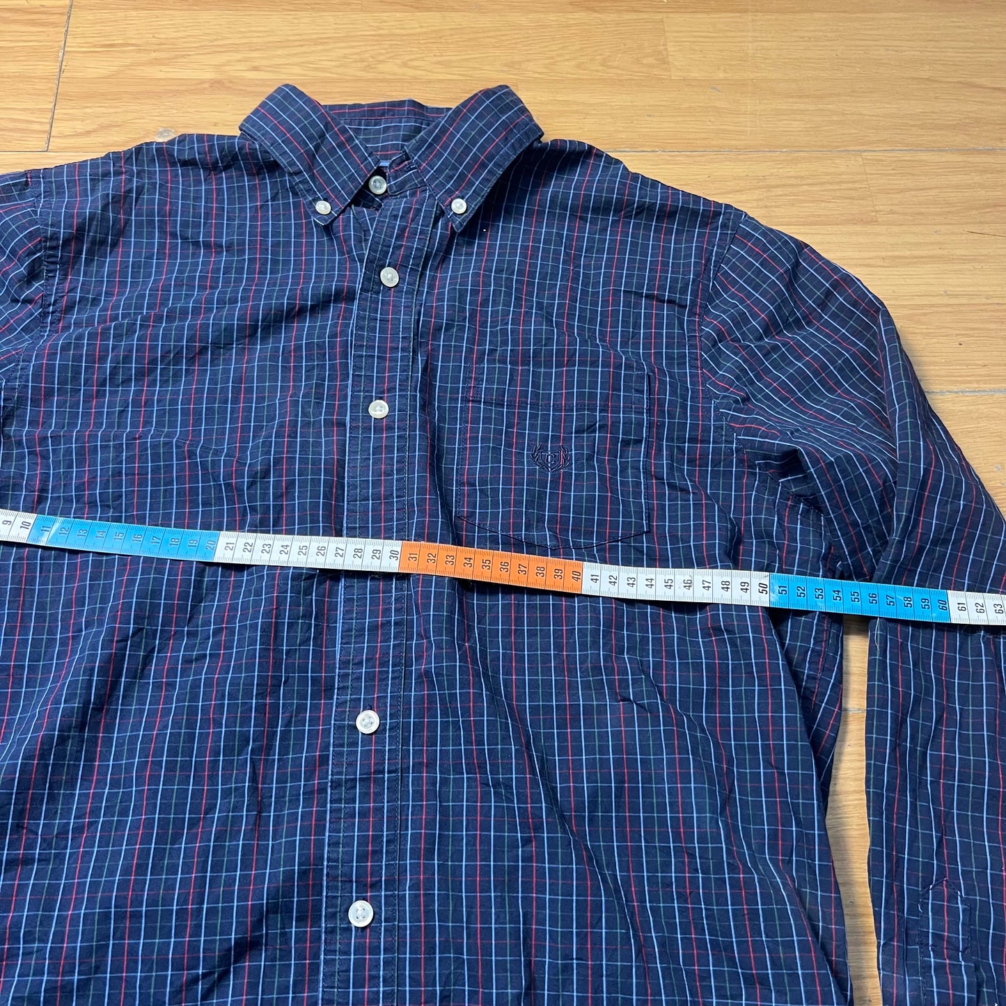 Chemise bleu foncé stretch - Chaps - Taille M