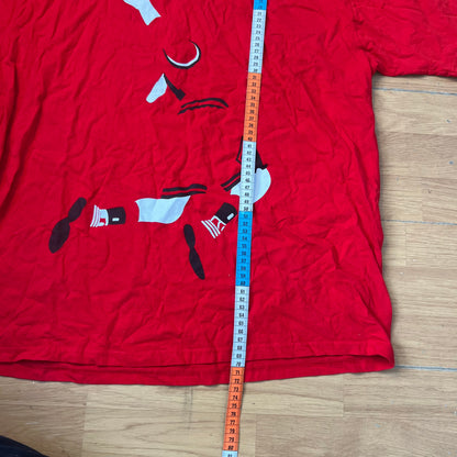 T-shirt rouge - Adidas - Taille XL