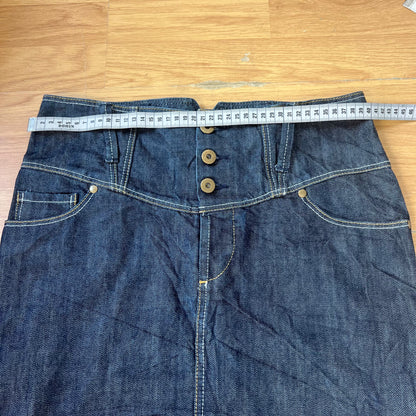 Jupe crayon en denim bleu - Taille 36 by DARCY