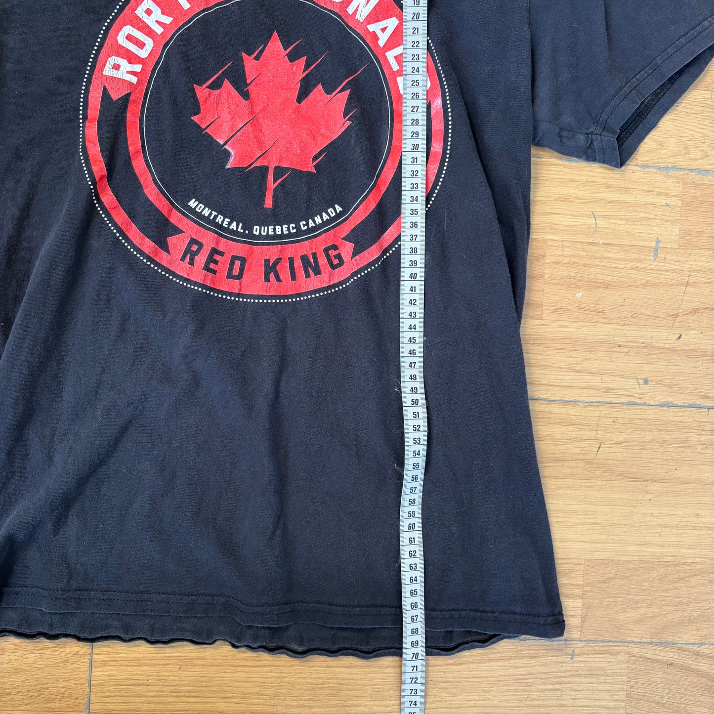 T-shirt noir Red King Montreal - Reebok - Taille M