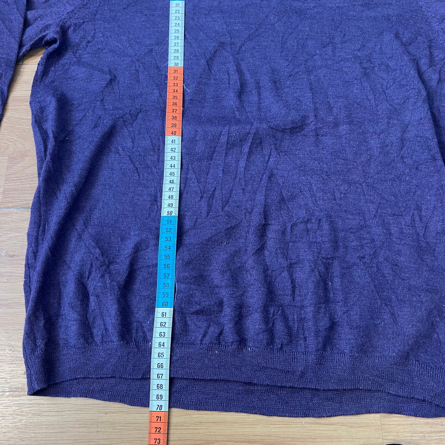 Pull col V violet Calvin Klein – Taille L