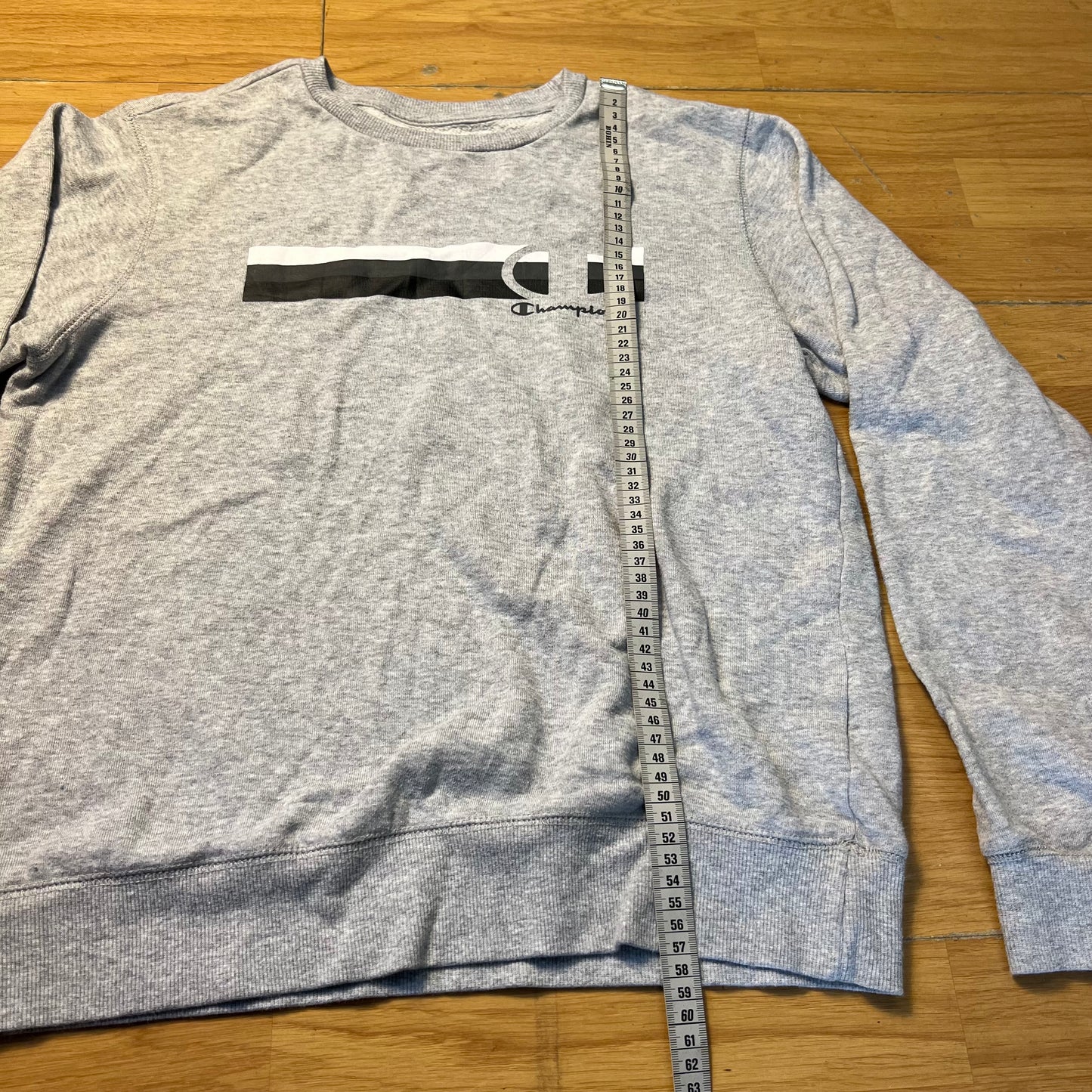 Sweat gris sans capuche - Champion (enfant) - Taille XL