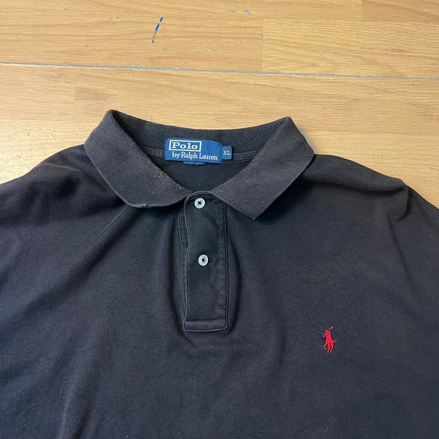 Polo noir - Ralph Lauren - Taille XL