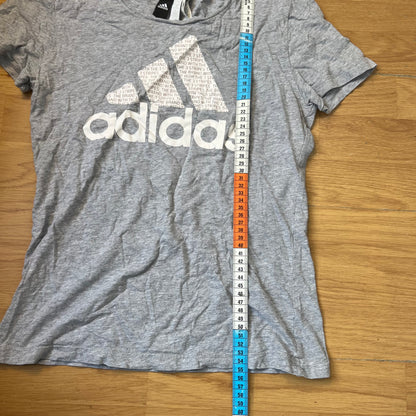 T-shirt gris - Adidas (femme) - Taille XS
