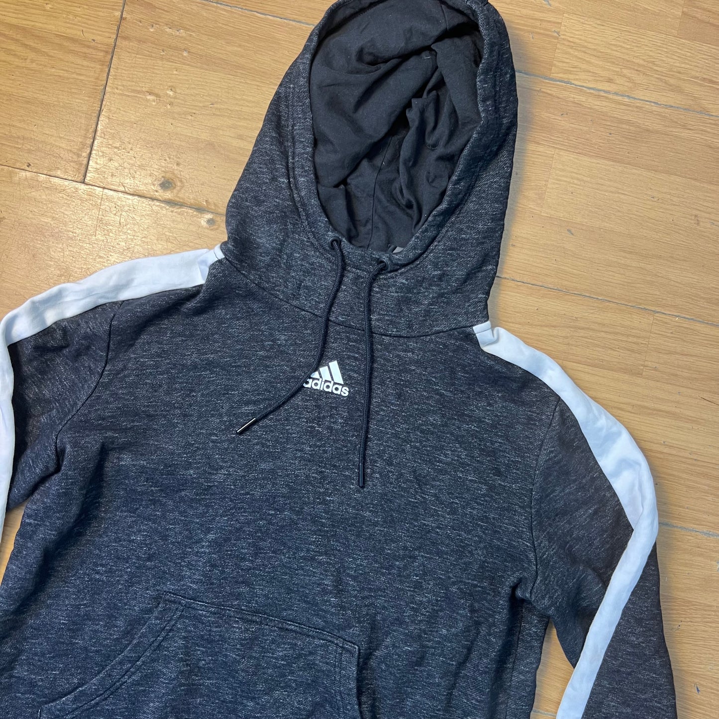 Sweat à capuche gris foncé - Adidas - Taille M