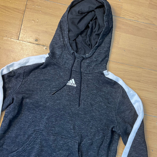 Sweat à capuche gris foncé - Adidas - Taille M