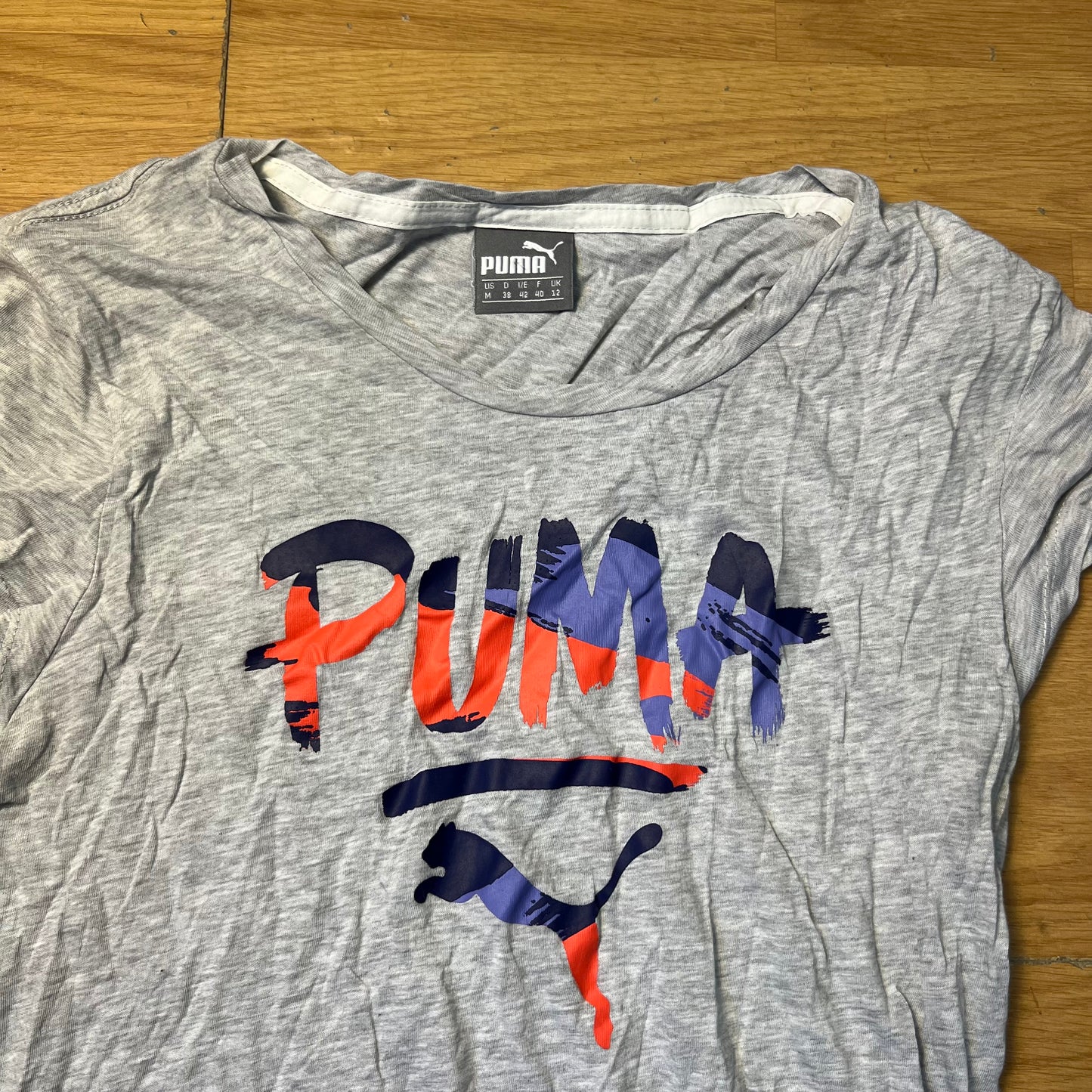 T-shirt gris - Puma (femme) - Taille M