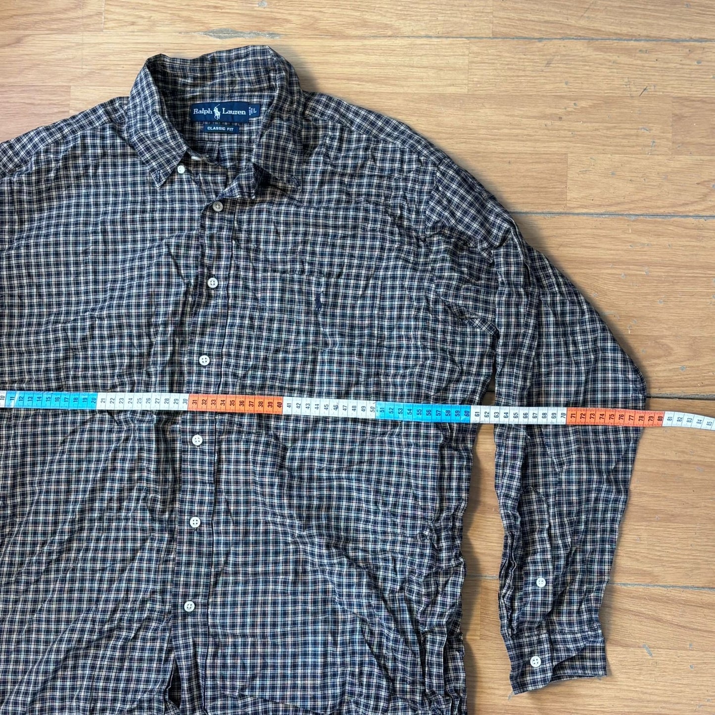 Chemise Ralph Lauren à carreaux – Taille L – Classic Fit