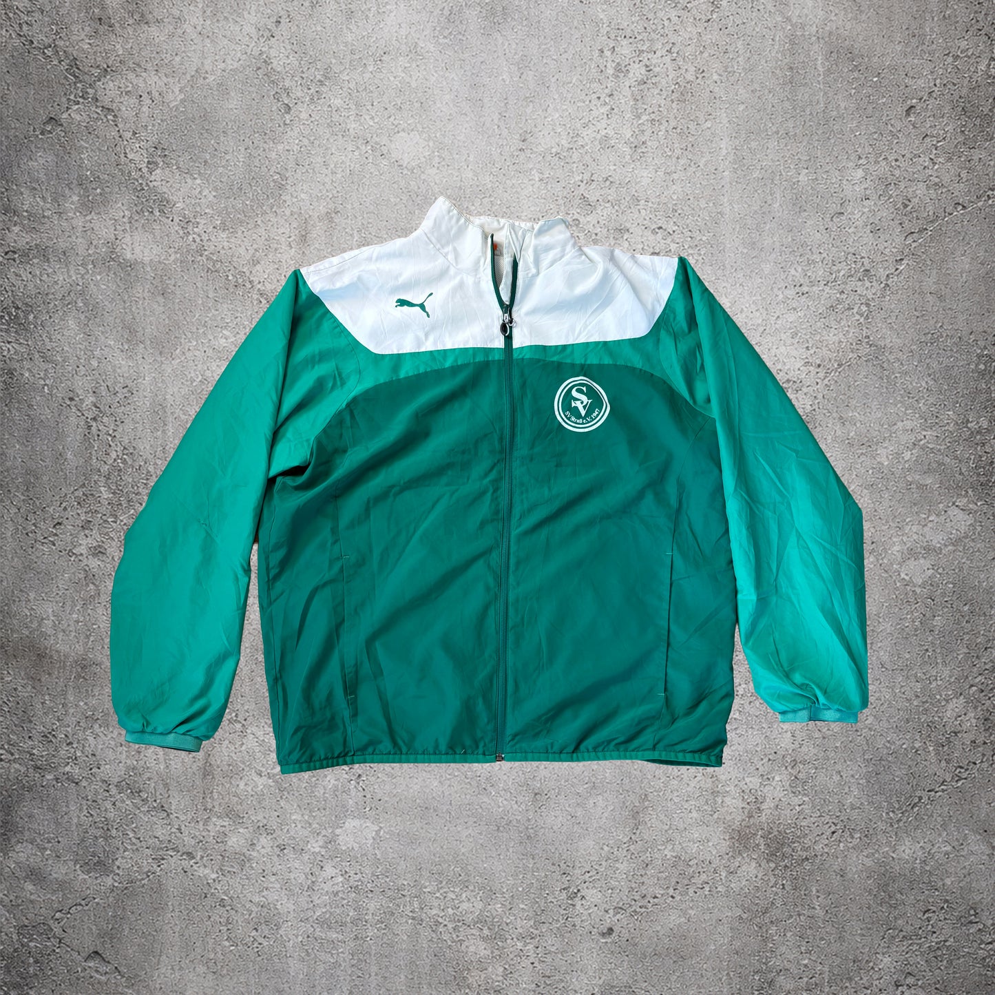 Veste de football verte équipe SV Strass - Puma - Taille XXL