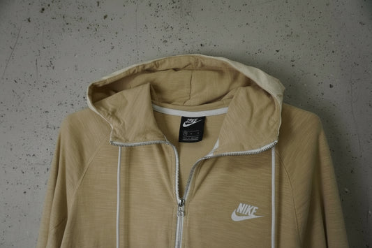 Hoodie zippé Nike beige – taille M