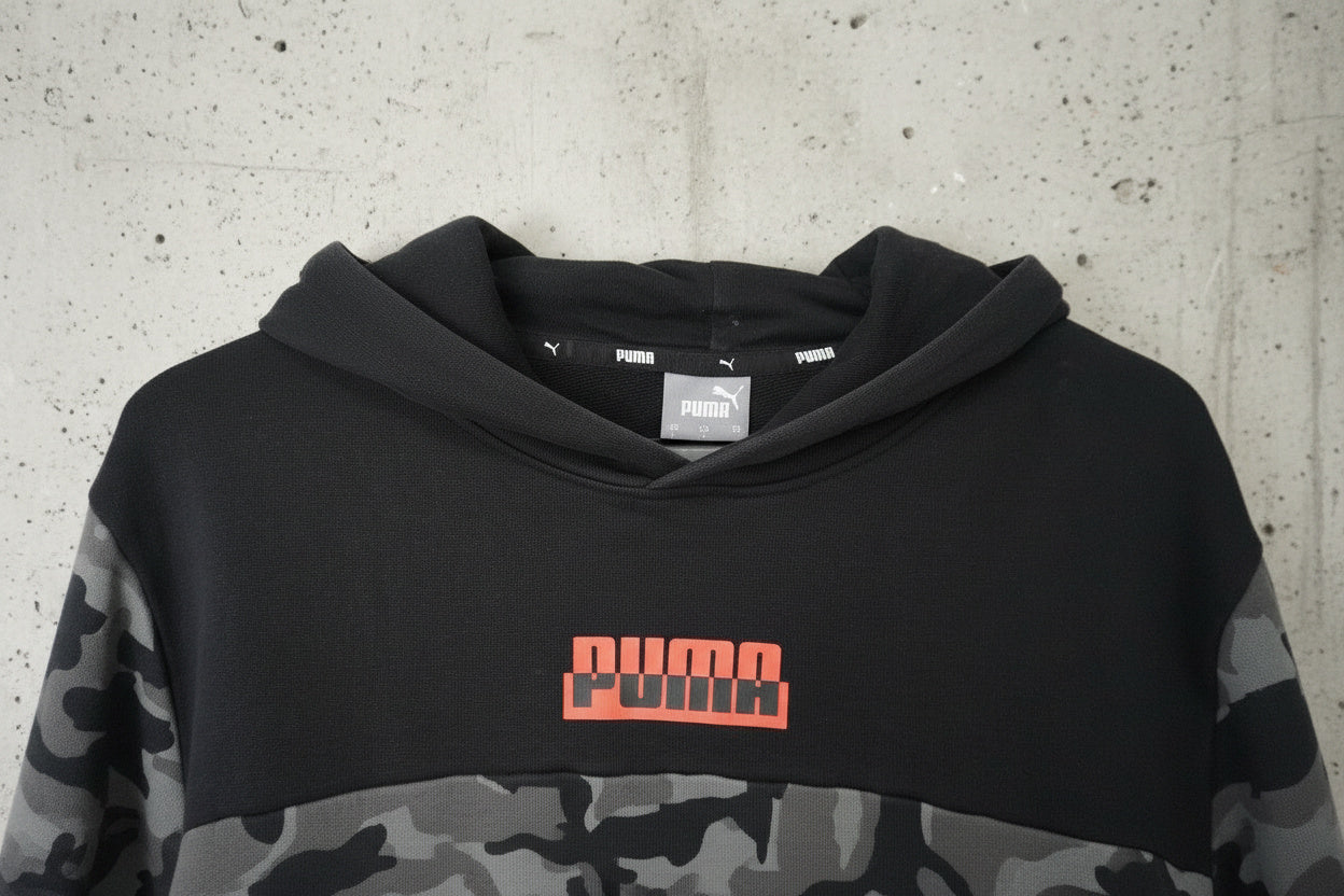 Hoodie noir camouflage PUMA – taille L