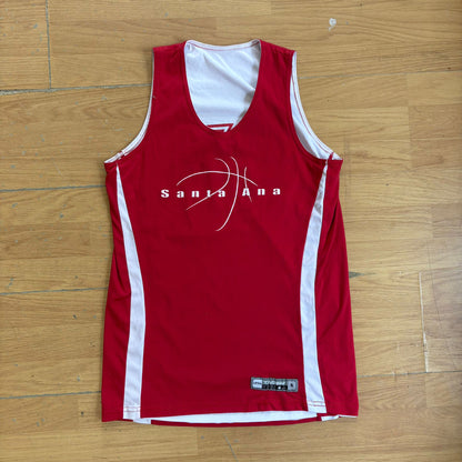 Maillot de basketball rouge Santa Ana Tagear – Taille S