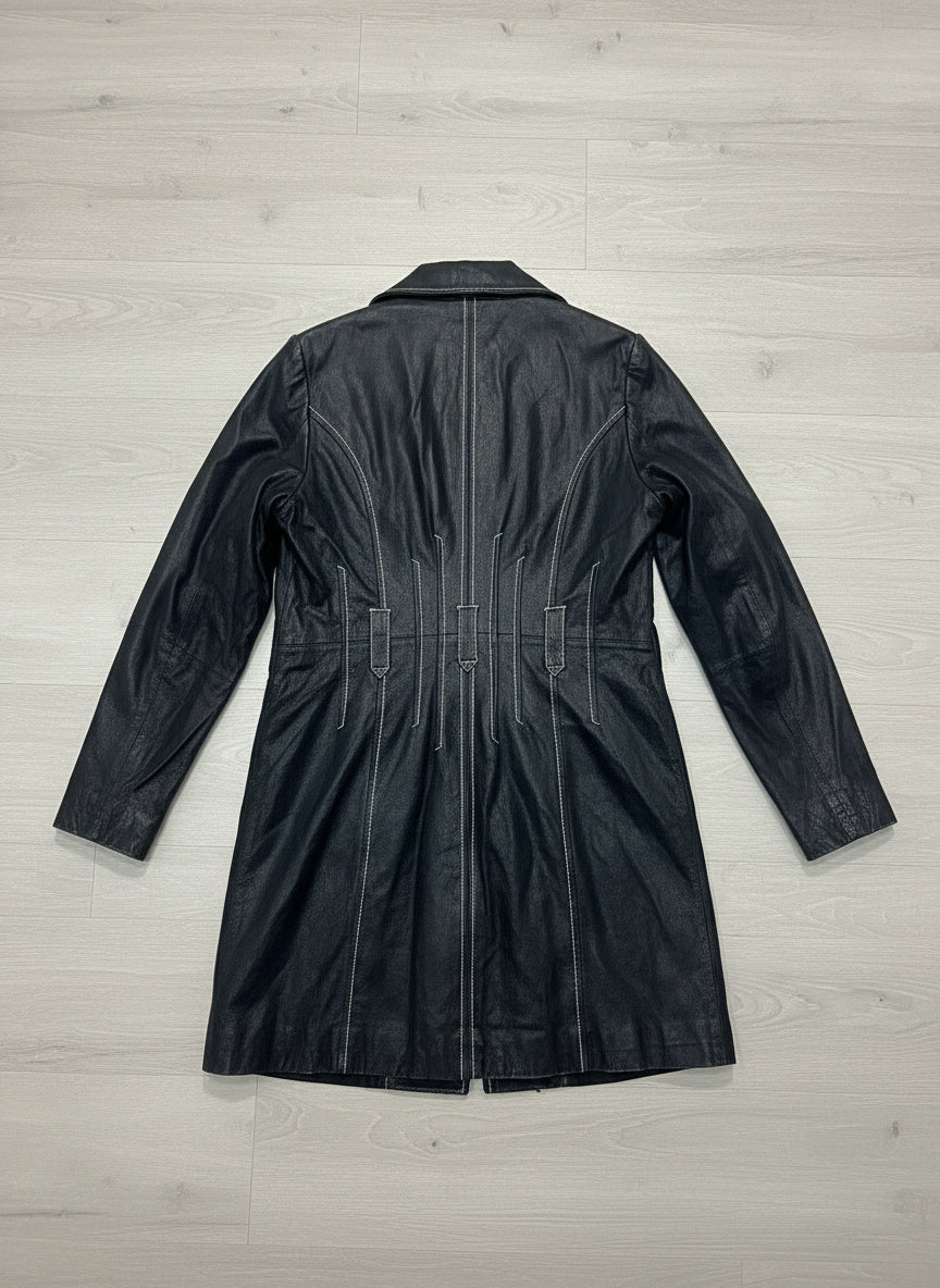 Manteau Long Cuir - by BÉATRICE