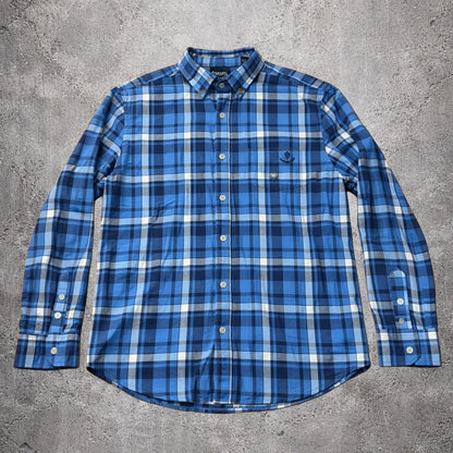 Chemise à carreaux bleu - Chaps - Taille XL