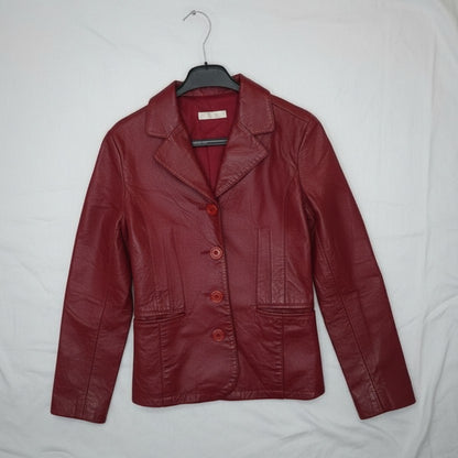 Veste En Cuir - by PLAN.BEE - Taille : S