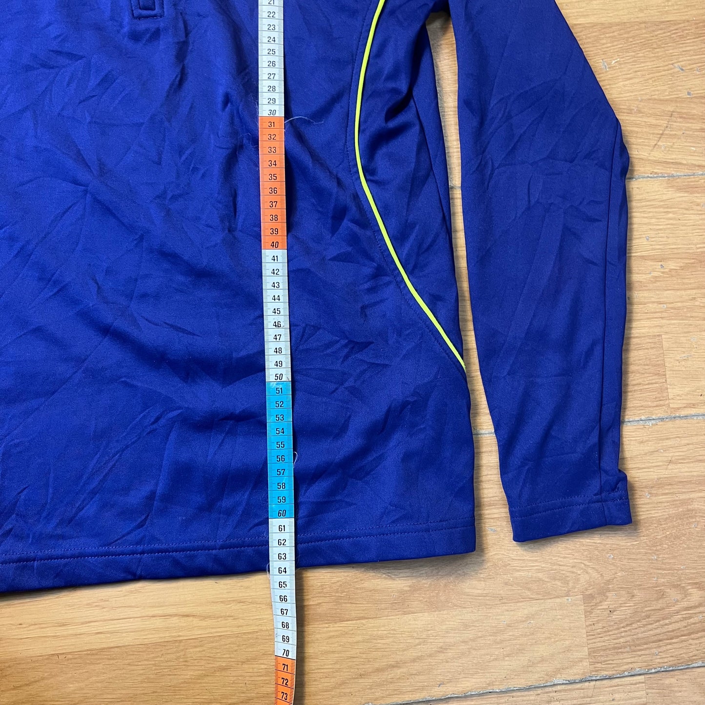 Sweat à capuche sport demi-zip bleu foncé - Fila - Taille M