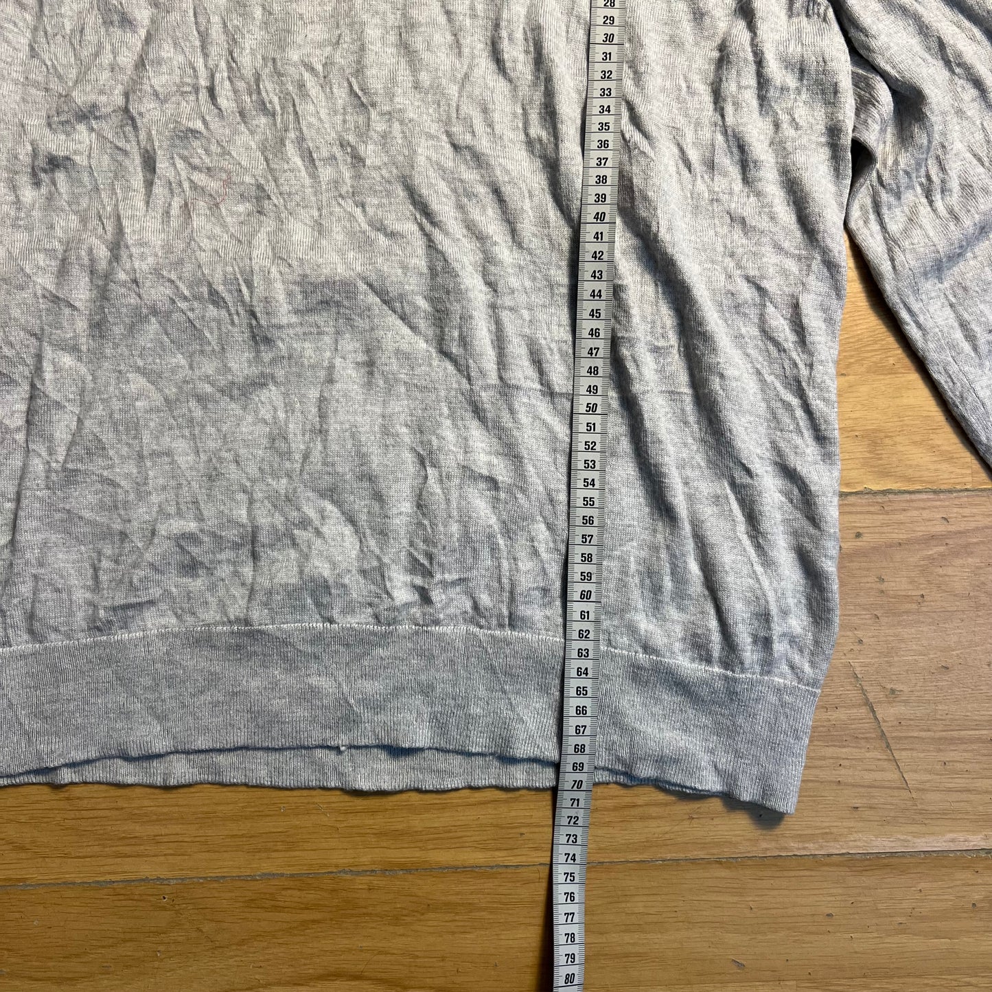 Pull col V gris Calvin Klein – Taille L