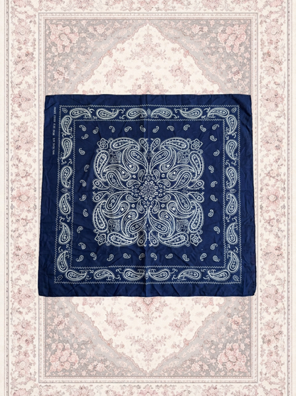 Bandana bleu foncé – By Iasmine