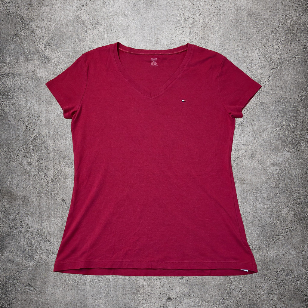 T-shirt rose foncé - Tommy Hilfiger (femme) - Taille XXL