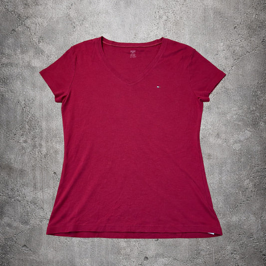 T-shirt rose foncé - Tommy Hilfiger (femme) - Taille XXL