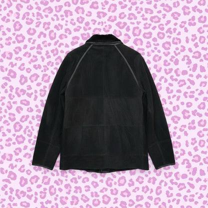 Veste en Daim Noir - by SARLOTTE - Taille : 38/40