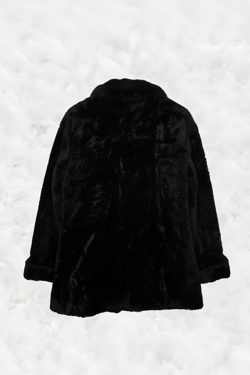 Midnight Noir Fur Jacket – by MANDY CHERIE