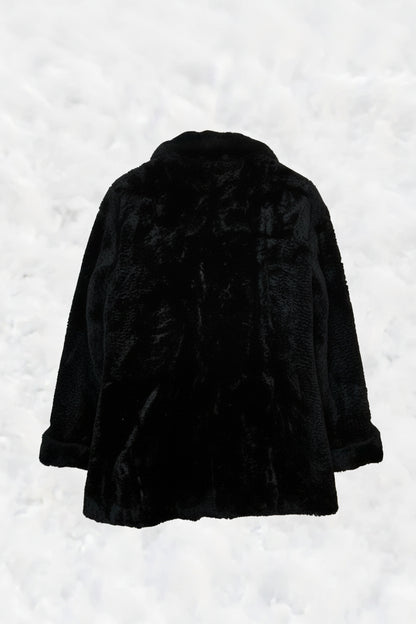 Midnight Noir Fur Jacket – by MANDY CHERIE