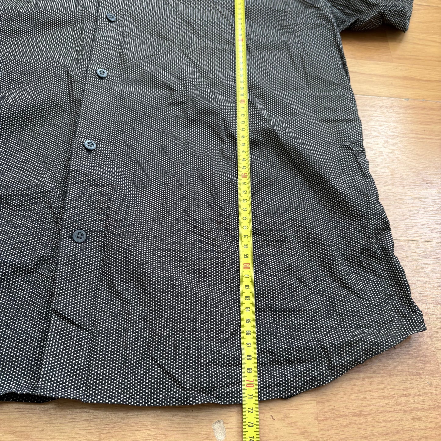 Chemise manches courtes noire et blanche - Banana Republic - Taille XL