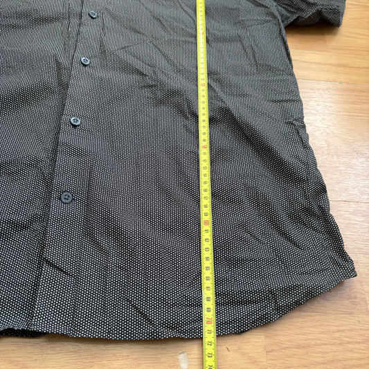 Chemise manches courtes noire et blanche - Banana Republic - Taille XL