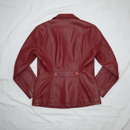 Veste En Cuir - by PLAN.BEE - Taille : S