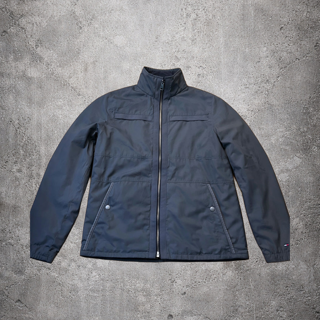 Blouson bomber réversible noir et kaki foncé - Tommy Hilfiger - Taille M