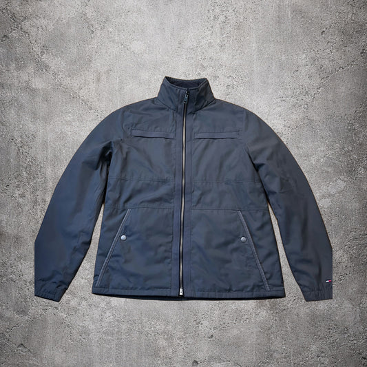 Blouson bomber réversible noir et kaki foncé - Tommy Hilfiger - Taille M