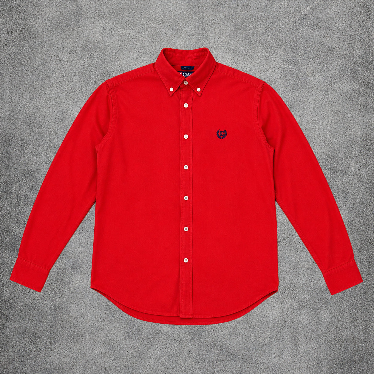 Chemise rouge en velour côtelé - Chaps - Taille L (16/18ans)