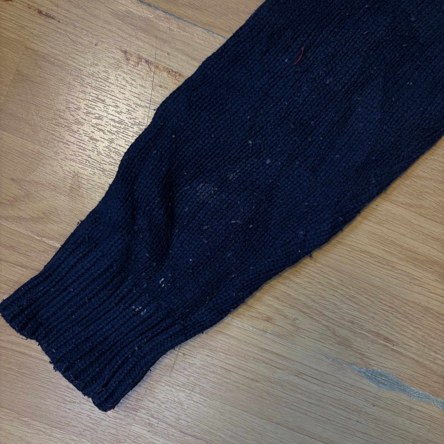Cardigan en laine bleu marine - Tommy Hilfiger - Taille XL