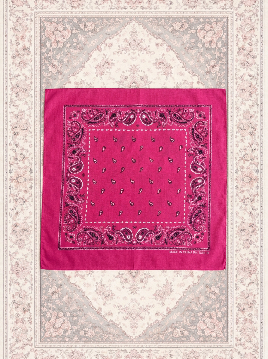 Bandana rose clair – By Iasmine