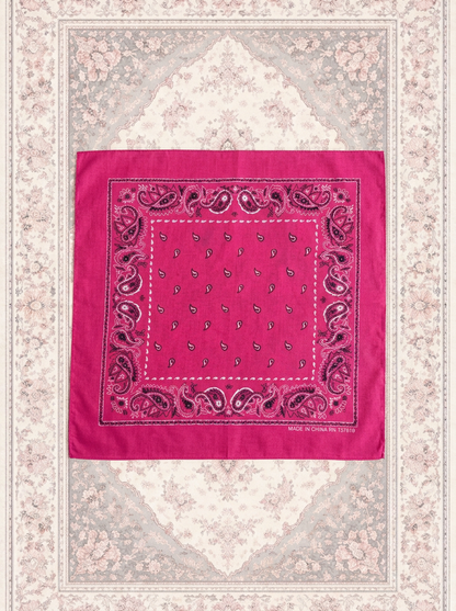 Bandana rose clair – By Iasmine