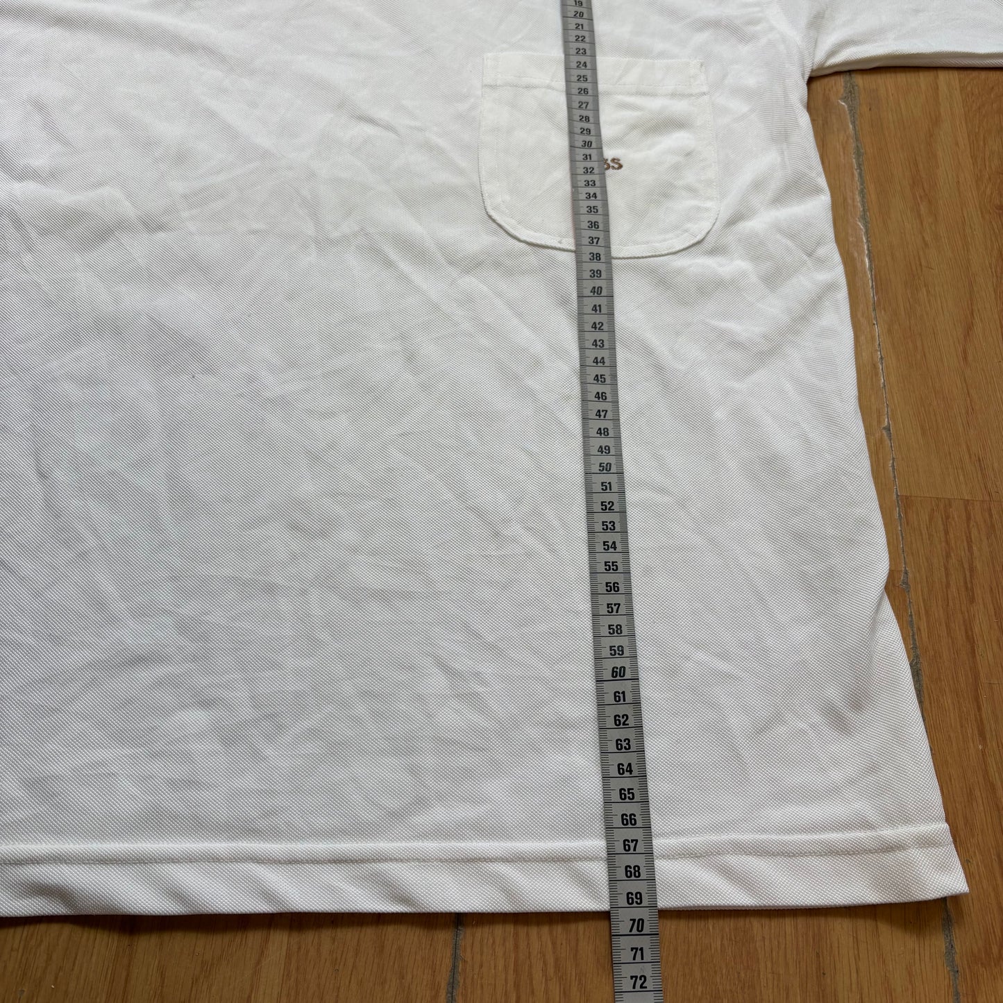 T-shirt blanc col V - Hugo Boss - Taille M