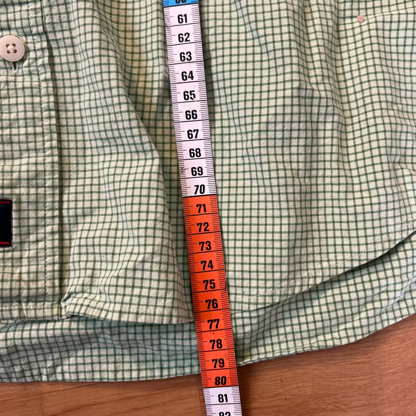 Chemise à manches courtes verte à carreaux - Abercrombie & Fitch - Taille XL