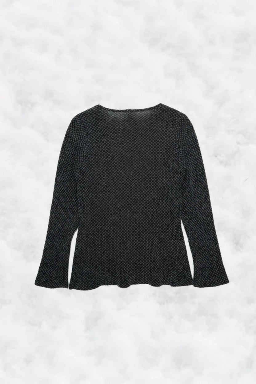 Midnight Spark Mesh Top – by MANDY CHERIE