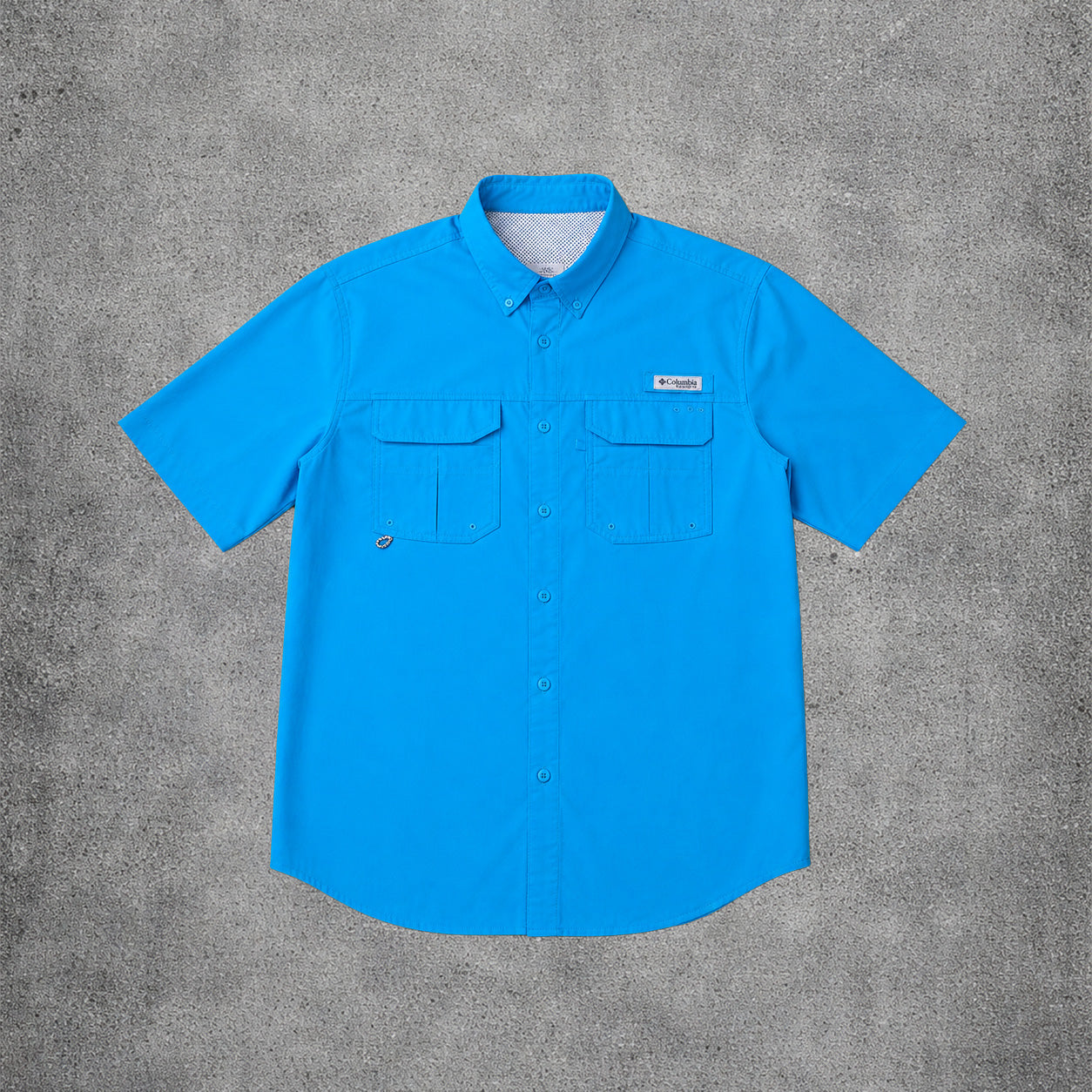 Chemise manches courtes bleu - Columbia - Taille XL