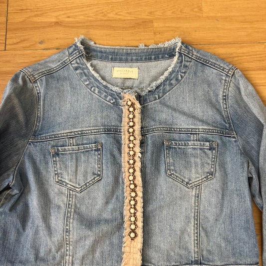 Veste en jean avec perles - Motivi - Taille 44 by DARCY