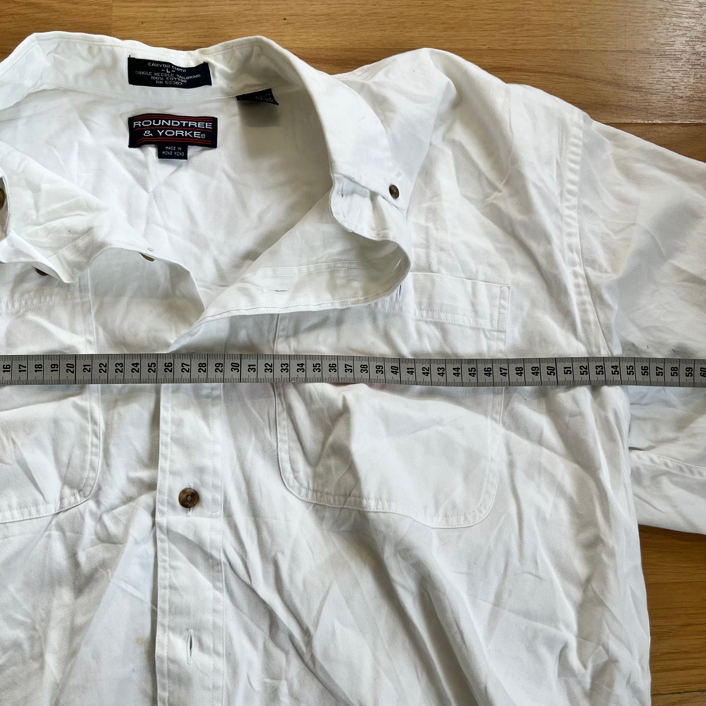Chemise blanche Roundtree & Yorke – Taille L