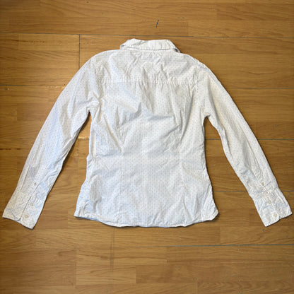 Chemise blanche à pois rouge - Hilfiger Denim - Taille L