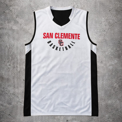 Maillot de basketball blanc et noir – Taille – M